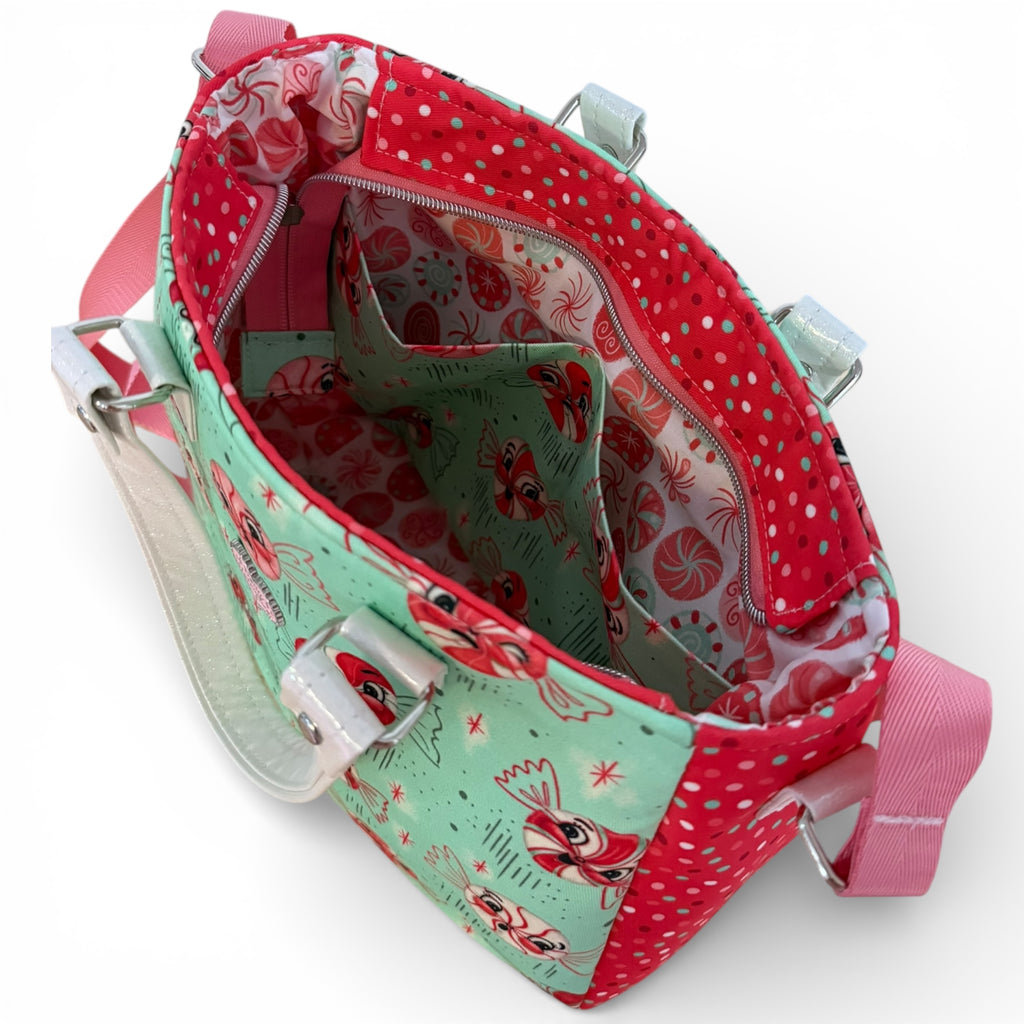 Johanna Parker Merry Mints Evelyn Bag | Handmade Retro Christmas