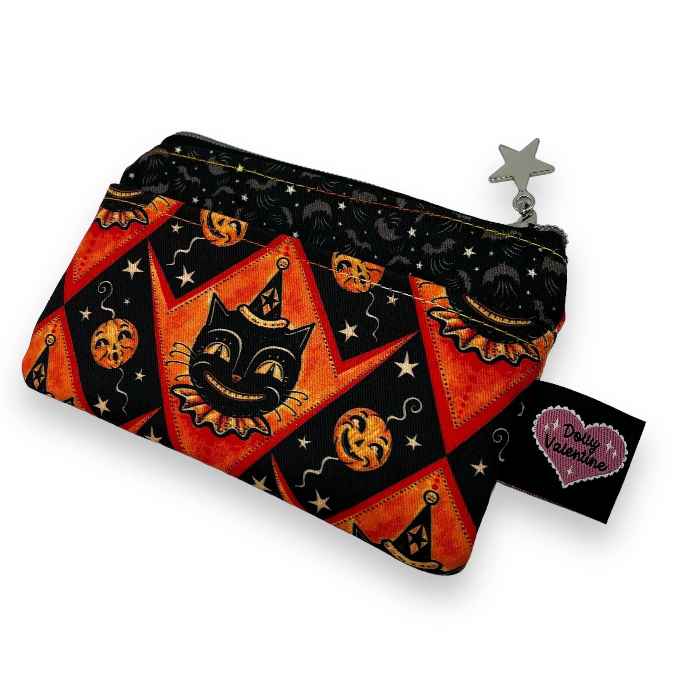 Grinning Cats & Jacks Coin Purse / Johanna Parker