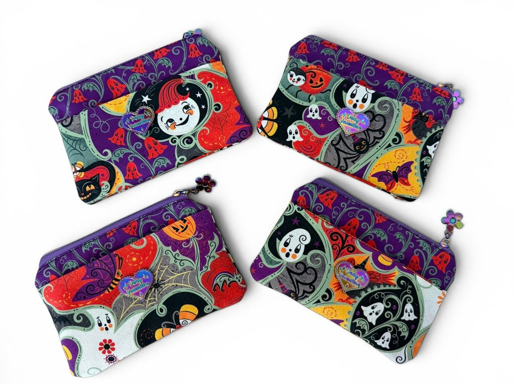Spooky Sweets Patchwork Garden Coin Purse / Johanna Parker Haunted