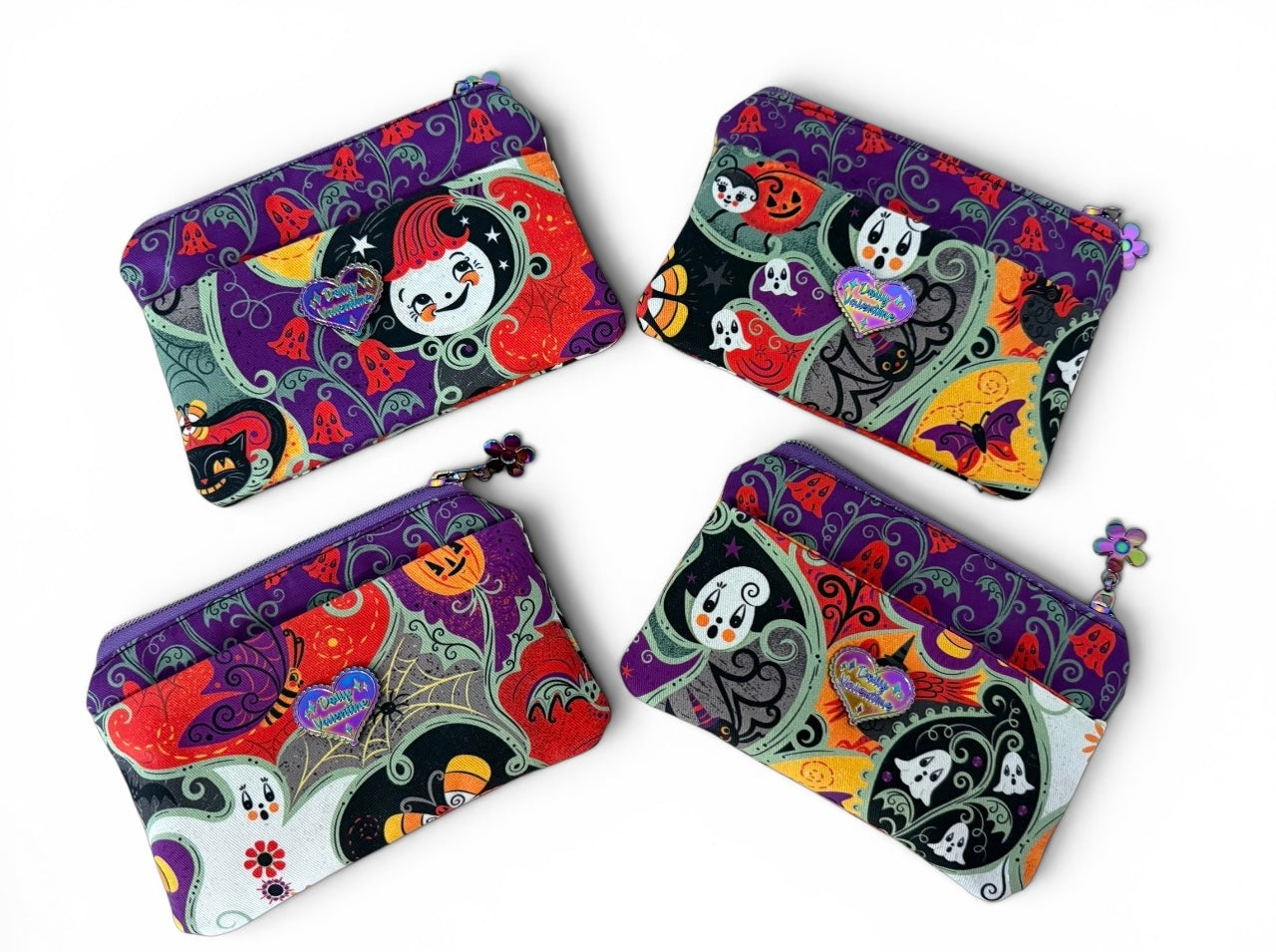 Spooky Sweets Patchwork Garden Coin Purse / Johanna Parker Haunted